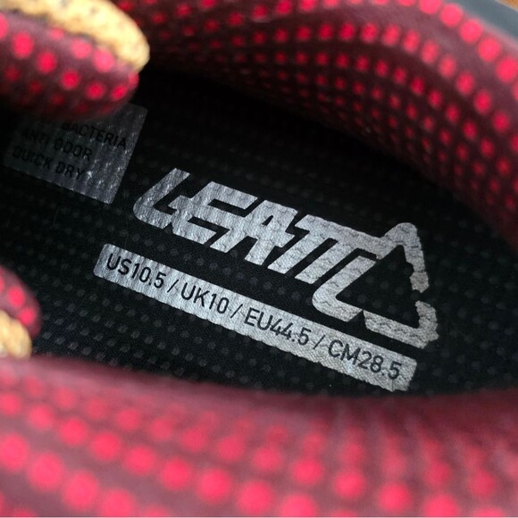 LEATT Shoe 4.0 CLIP MTB Cycling Shoes Men’s 10.5 Sand SPD Compatible - Picture 8 of 8